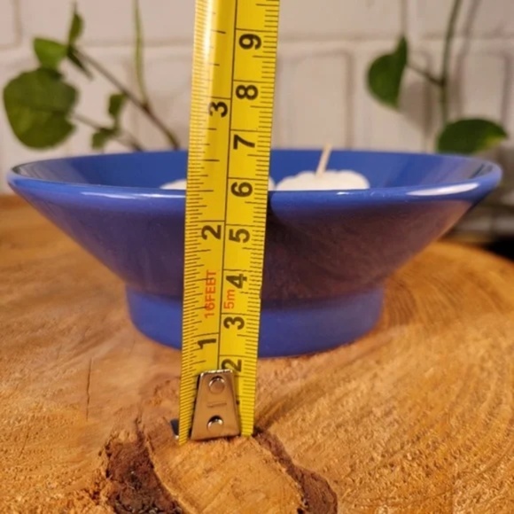 ❤️ Indigo dish with 3 candles - Picture 6 of 6